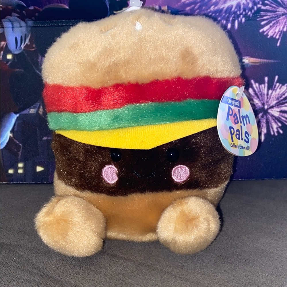 Palm Pals charles the cheeseBurger craving plush